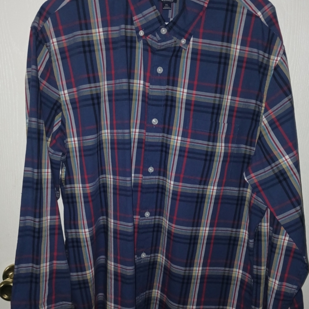 J.Crew Flex Washed Plaid Shirt